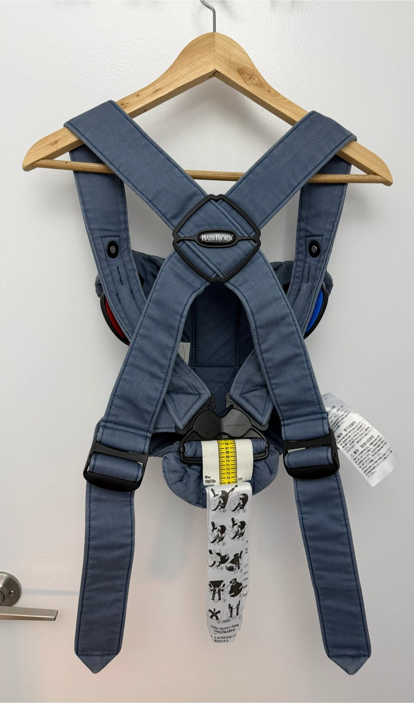 BabyBjörn Baby Carrier Mini, Vintage Indigo - photo 2