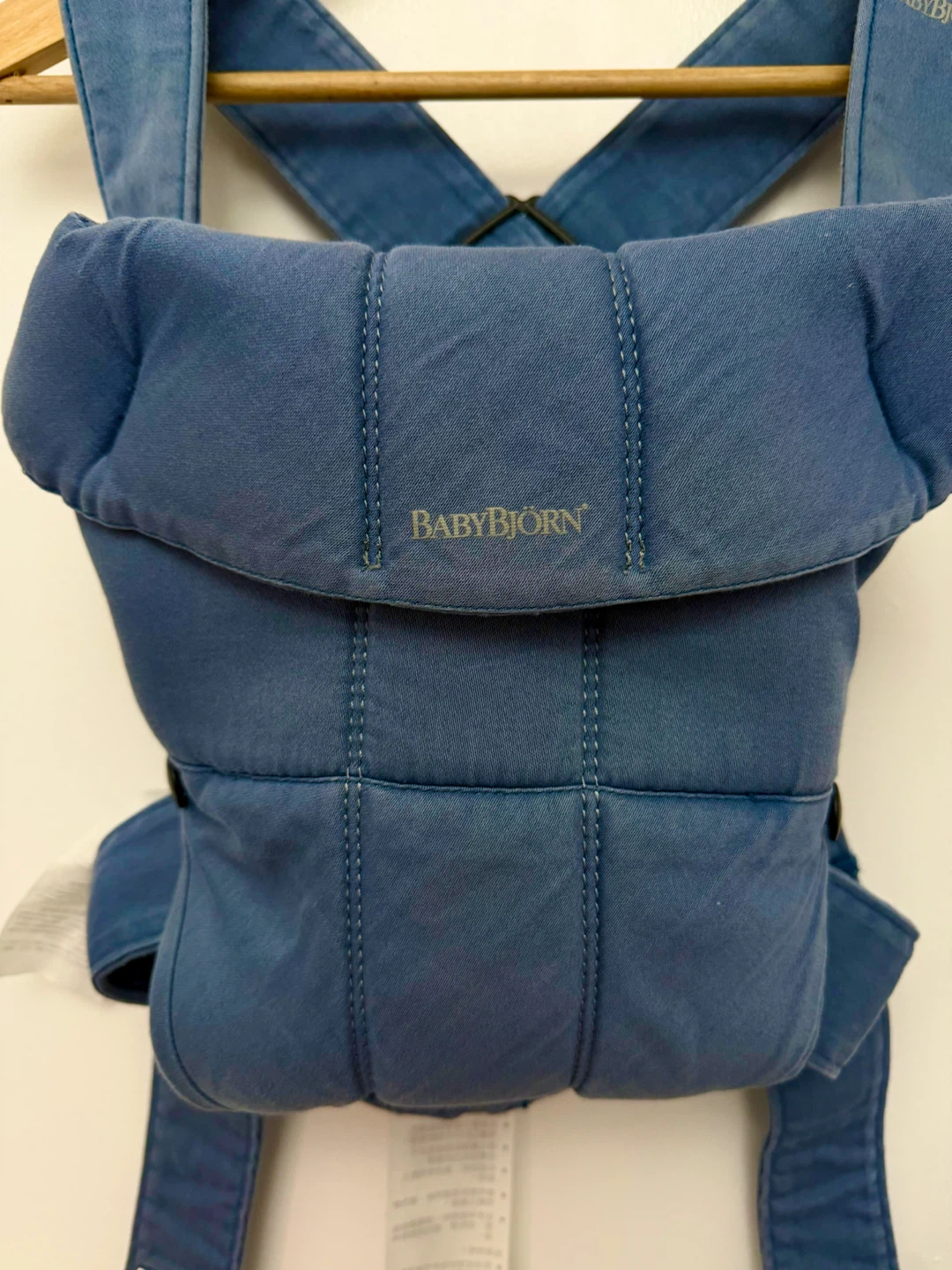 BabyBjörn Baby Carrier Mini, Vintage Indigo - photo 3