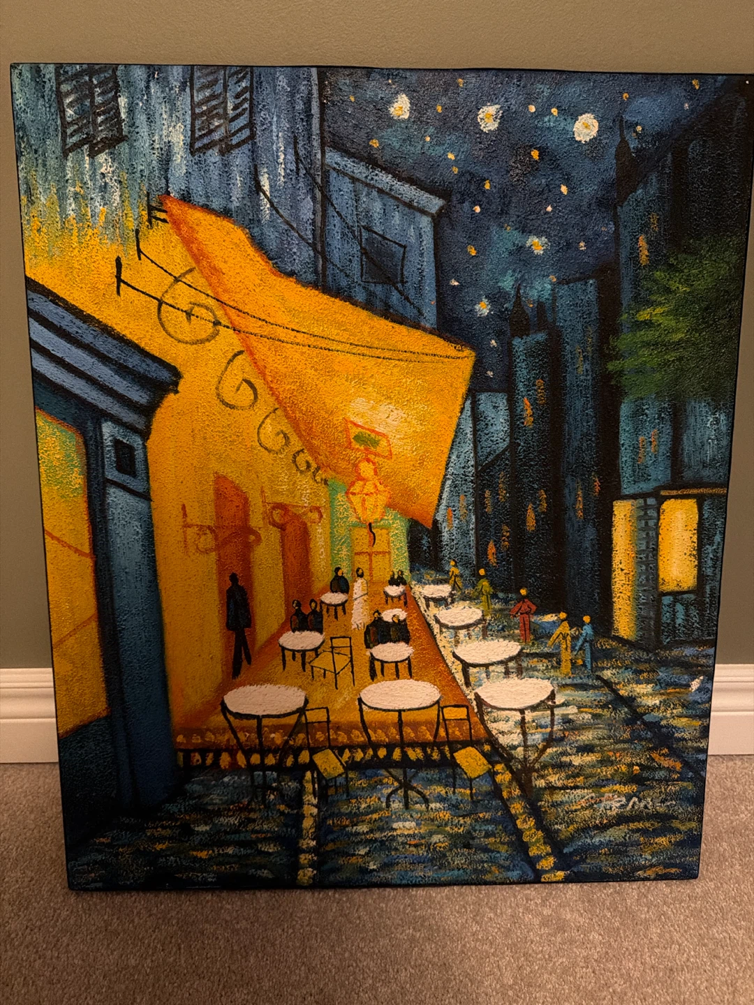 Canvas Wall Art - Cafe Terrace