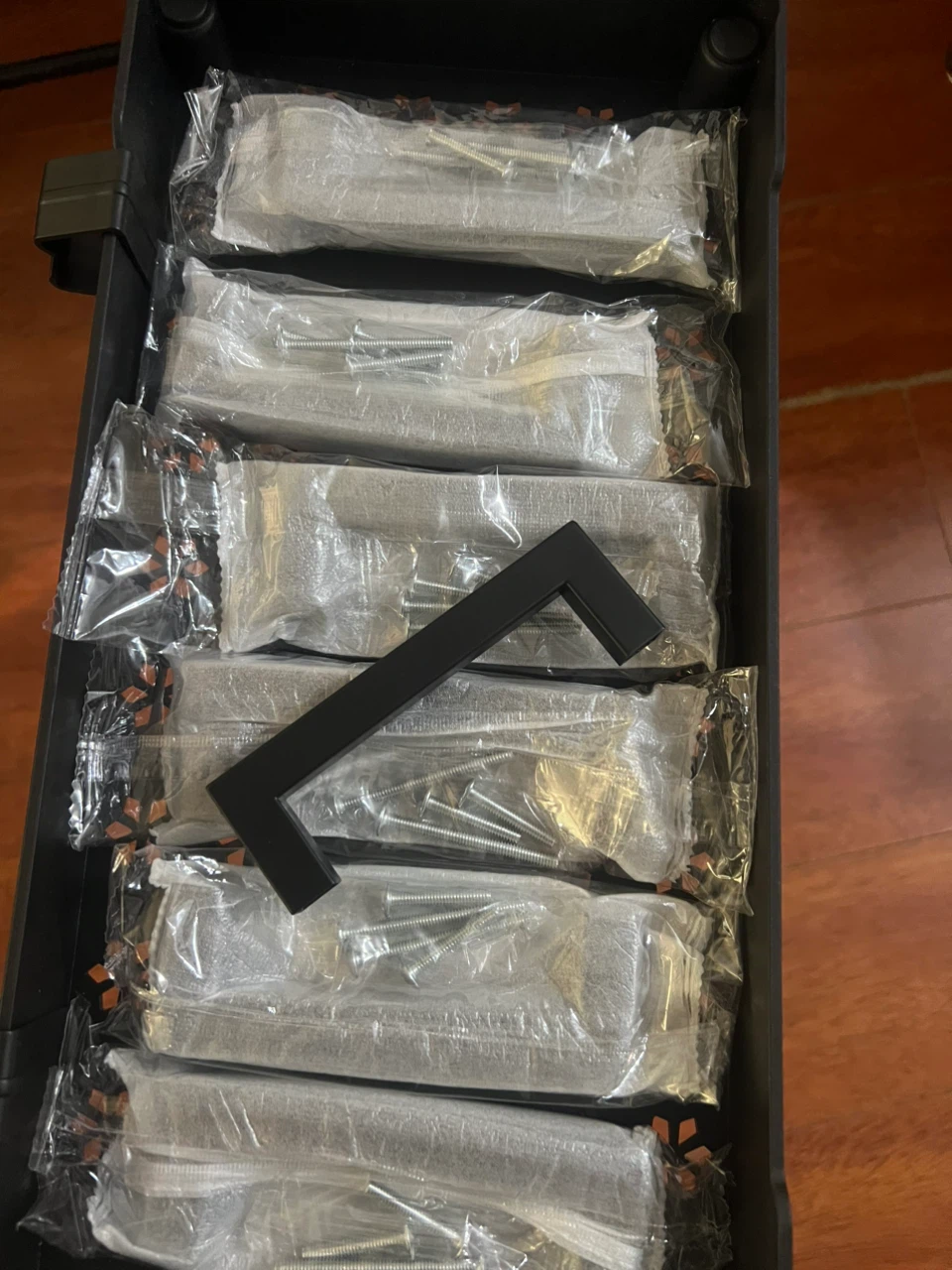 Black Cabinet Drawer Pulls - 5 Pack - photo 2