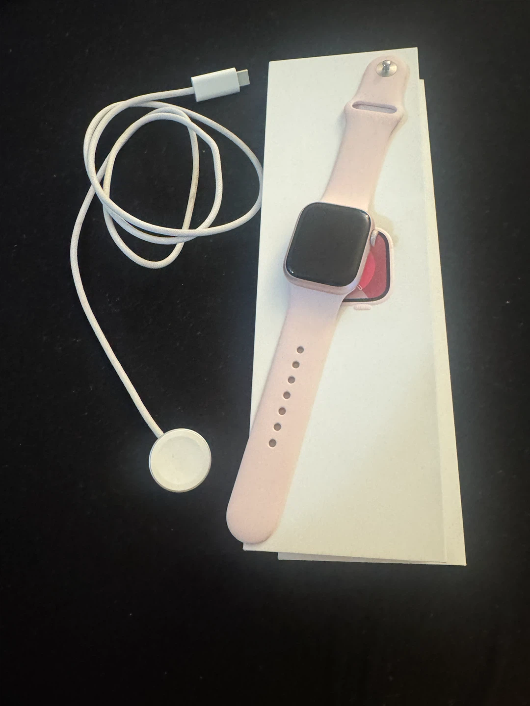 Apple Watch Series 9 Pink Aluminum Case 41mm - photo 2