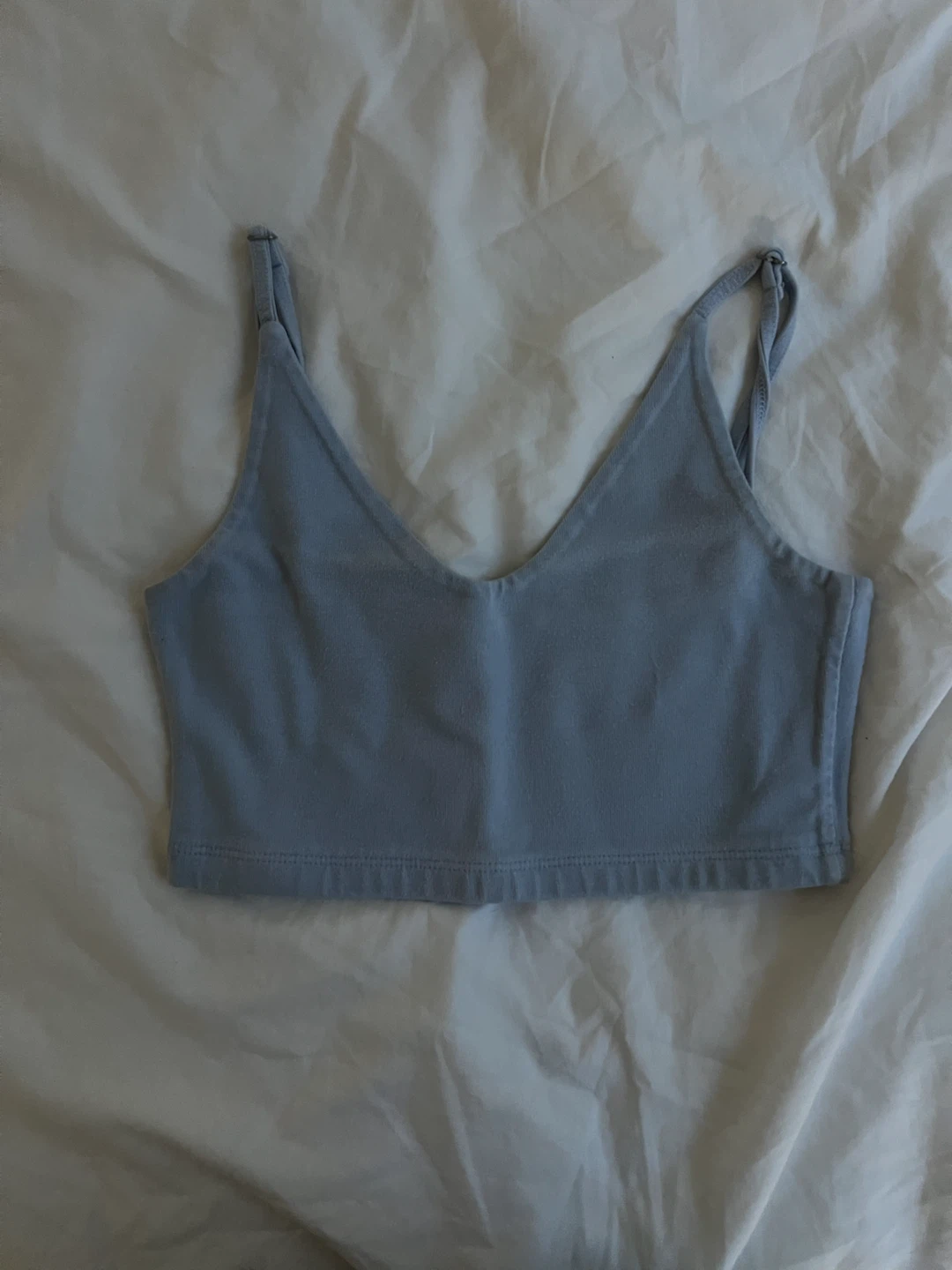 Brandy Melville Light Blue Crop Top