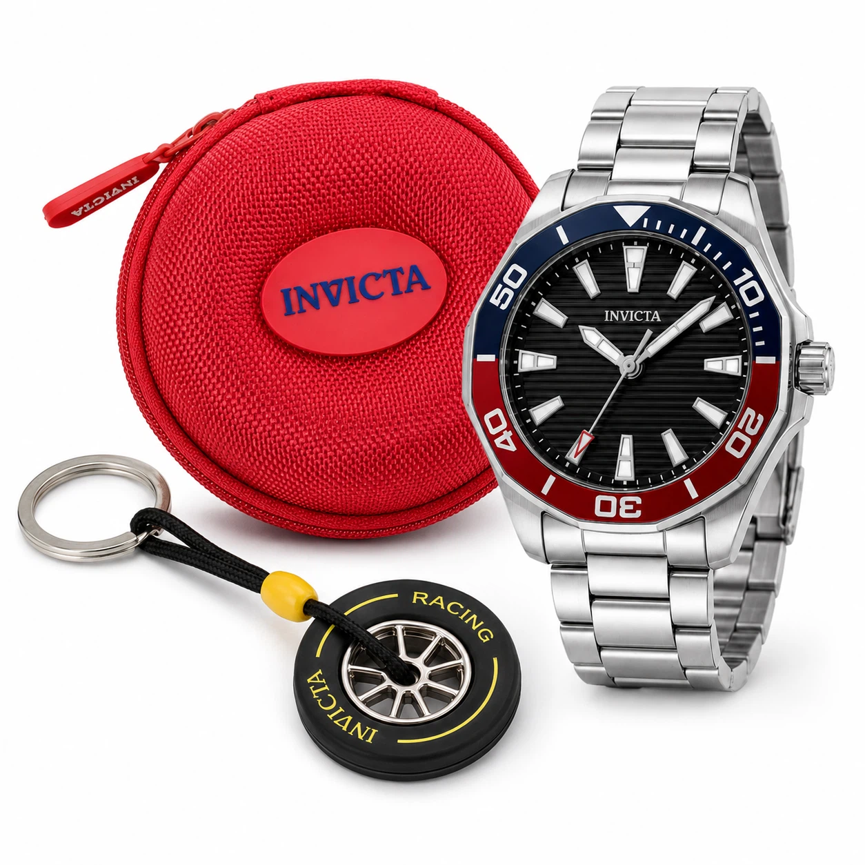 NWT Invicta Pro Diver Meridian 46mm Men’s Watch Set