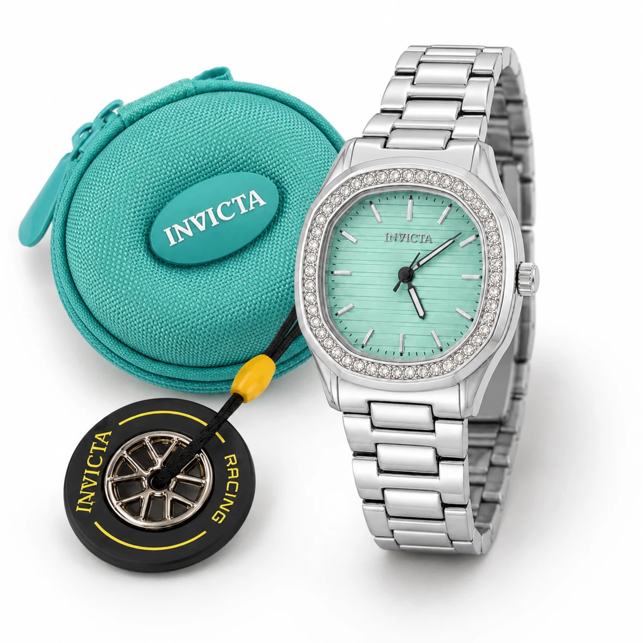 NWT Invicta Wildflower Special Edition 32mm Aqua Watch Set