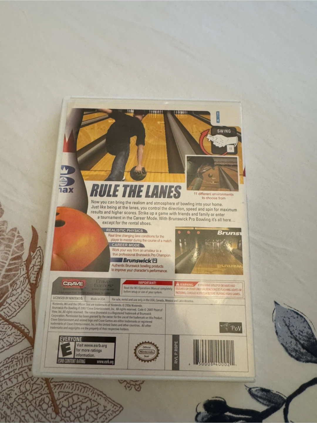 Brunswick Pro Bowling Wii Game - photo 2