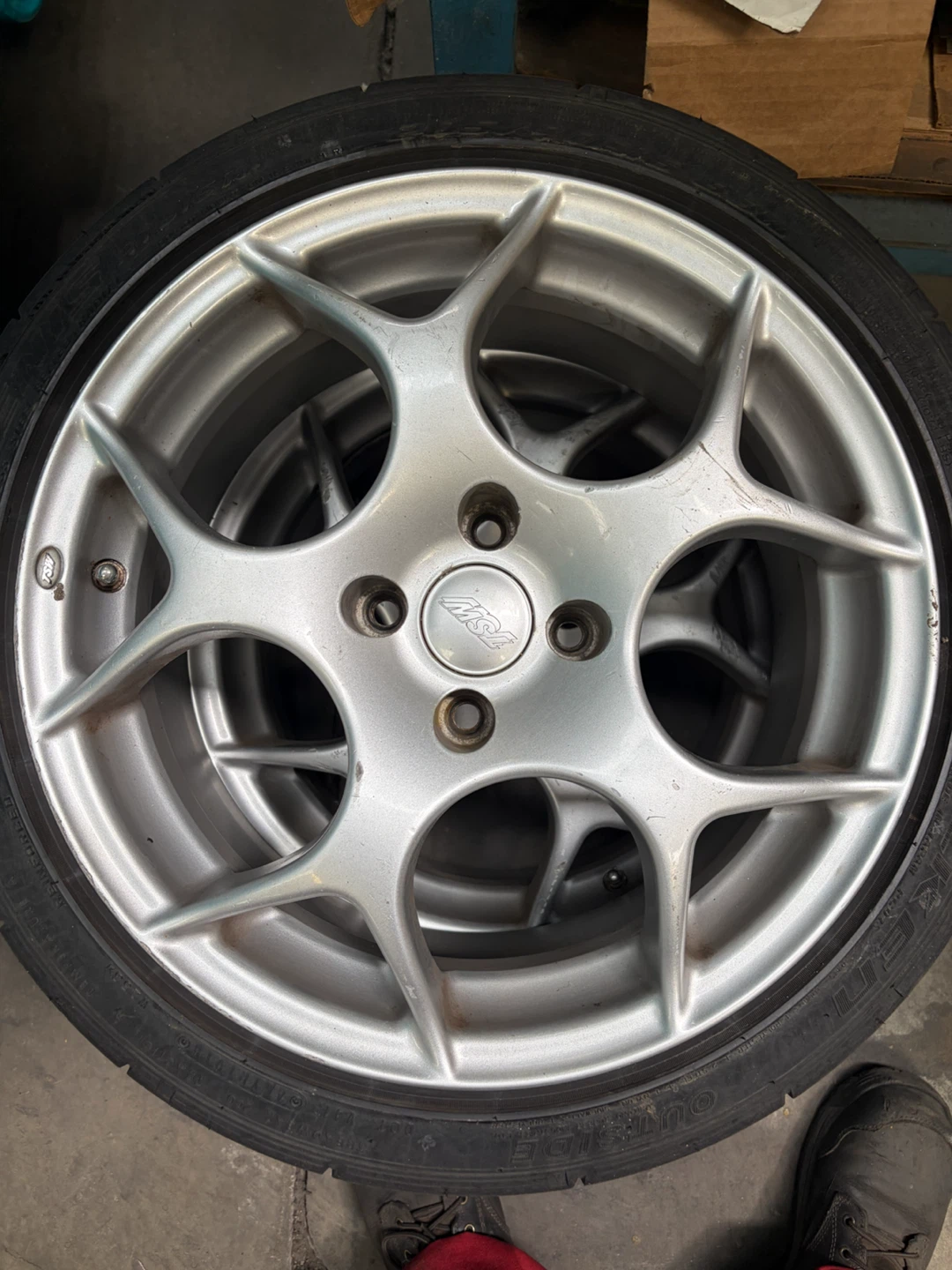 205/40R16 Falken Azenis on TSW Alloys - photo 3