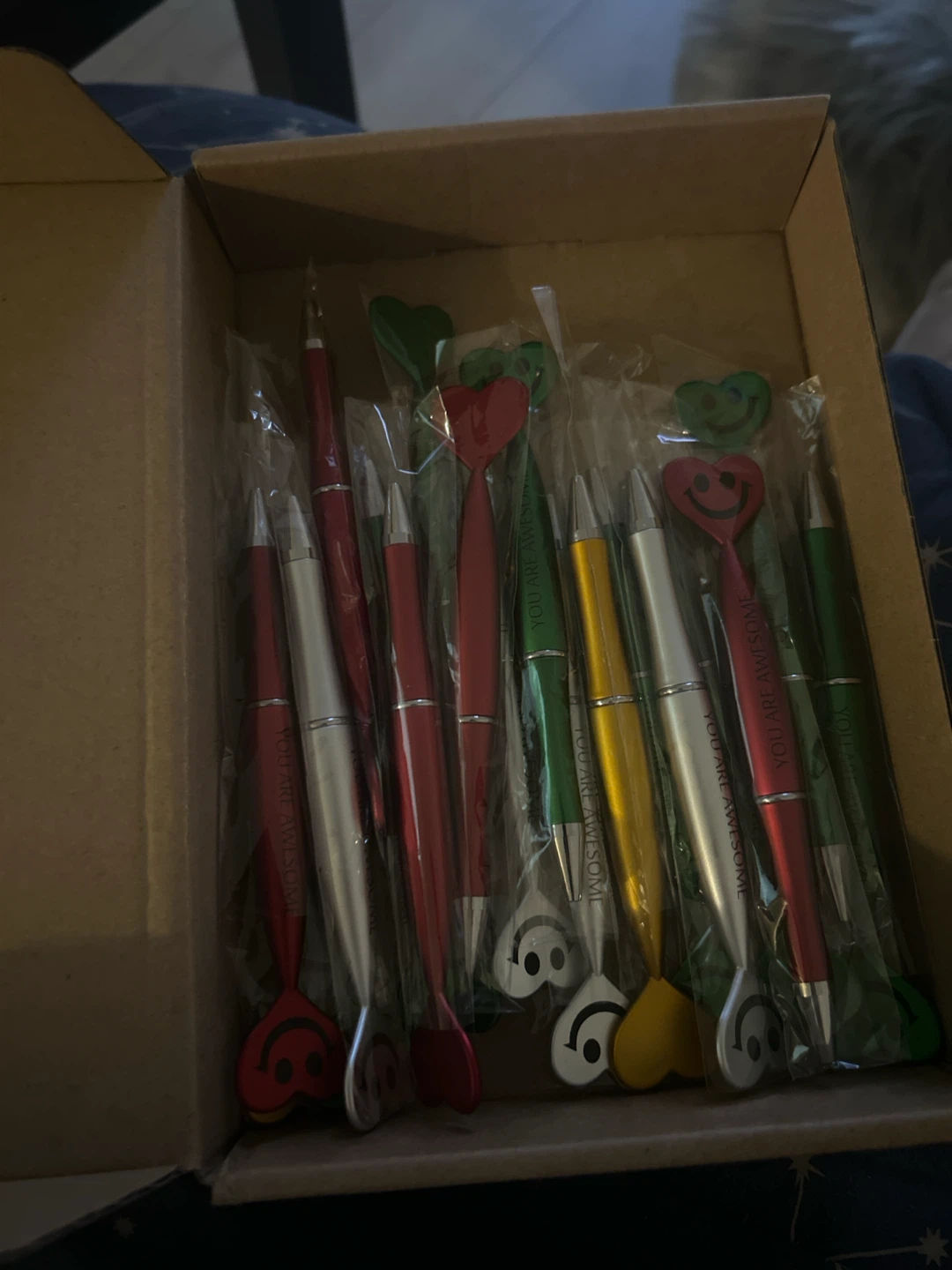 Set of 20 Smiley Heart Pens - photo 4