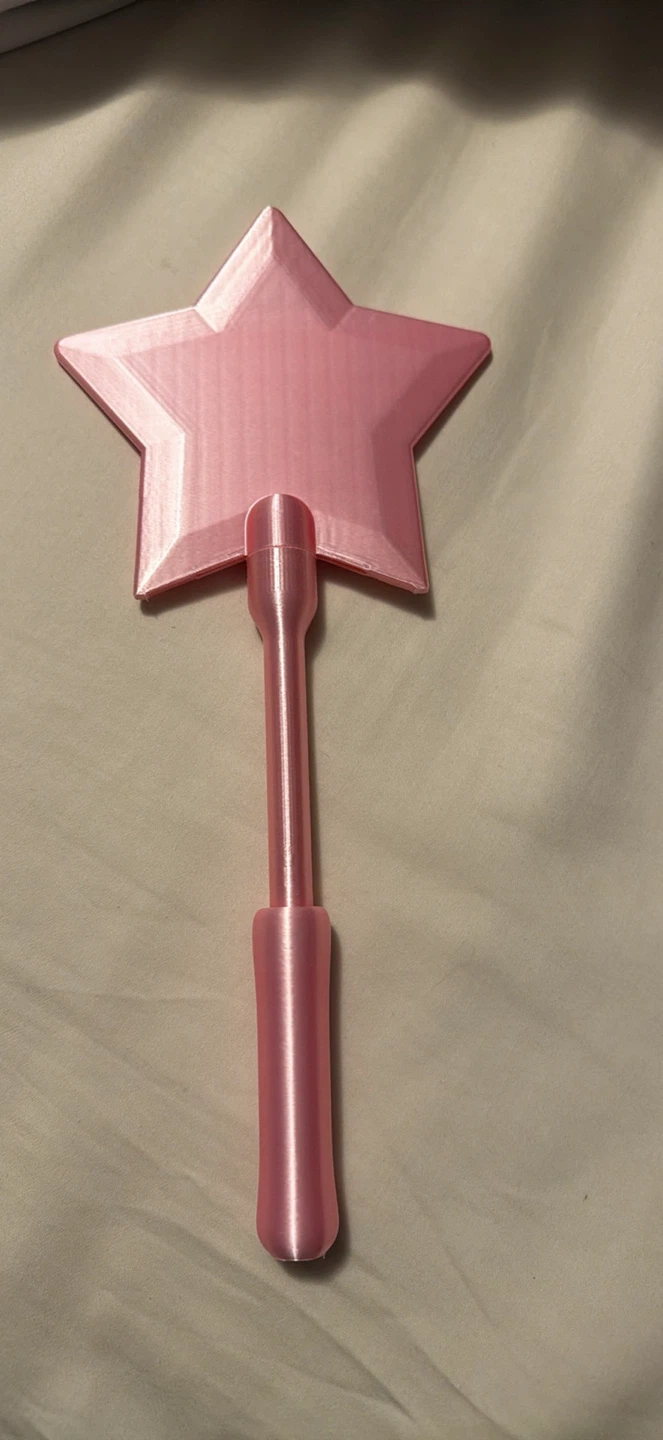 Pink Star Wand with credit card slot