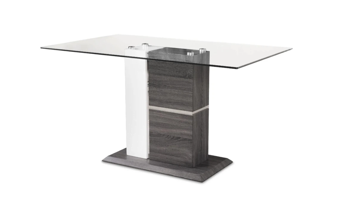 Glass Top Dining Table with Chairs