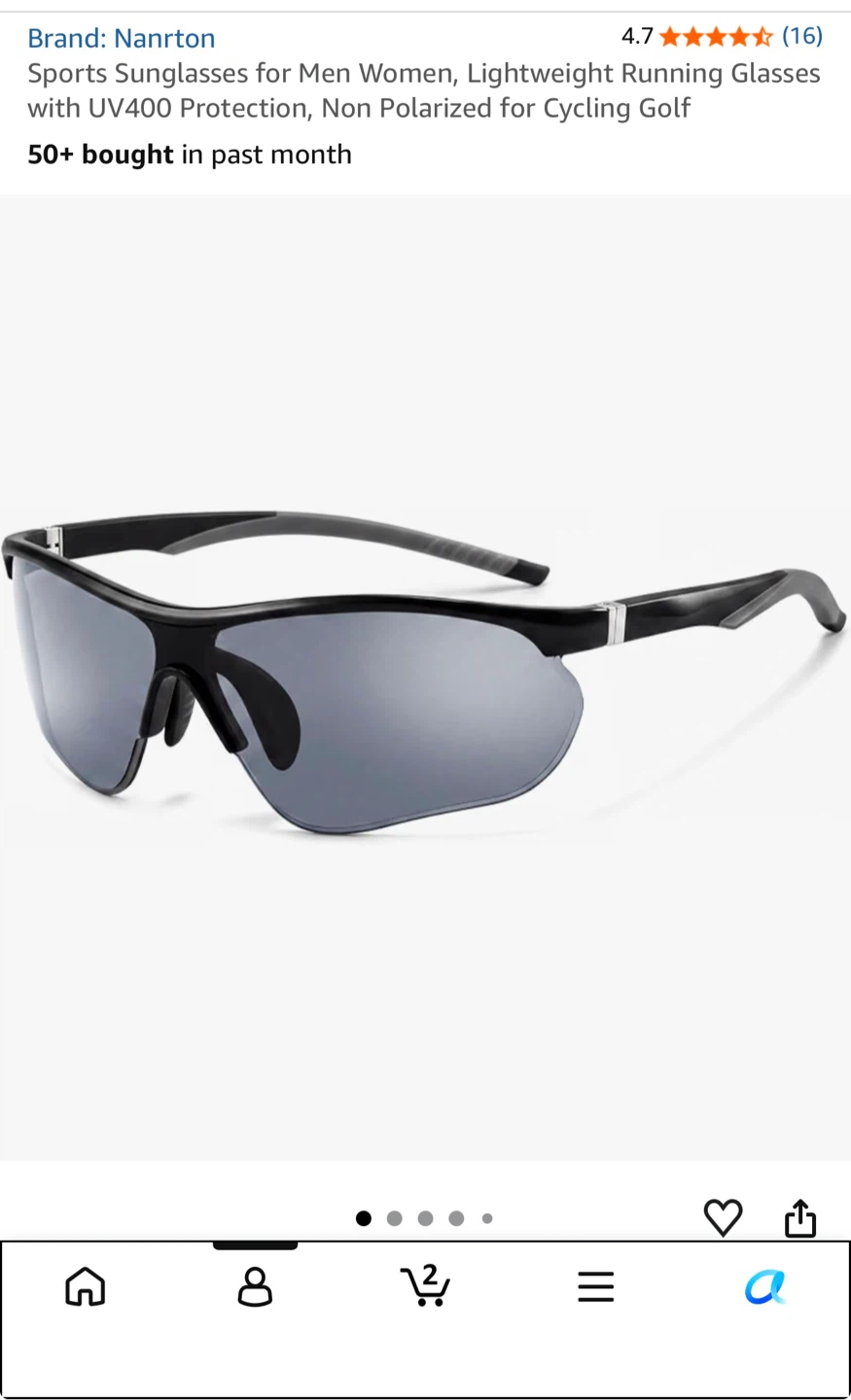 Nanrton Sports Sunglasses for Men Women - photo 2