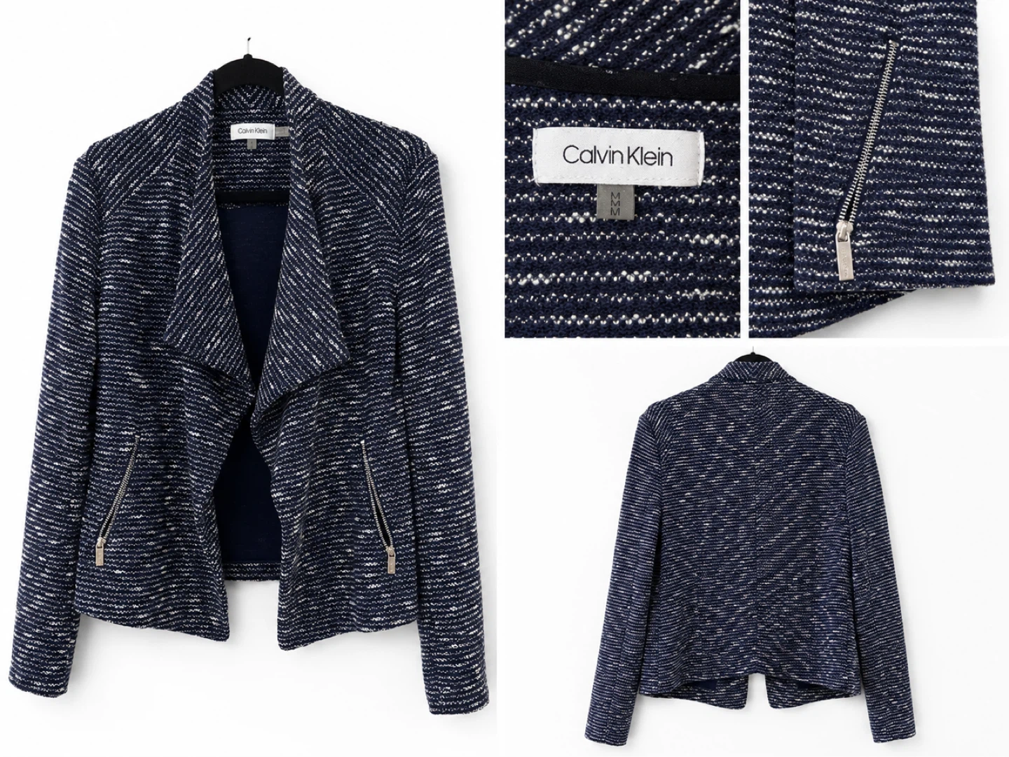 Calvin Klein Women's Textured Knit Jacket