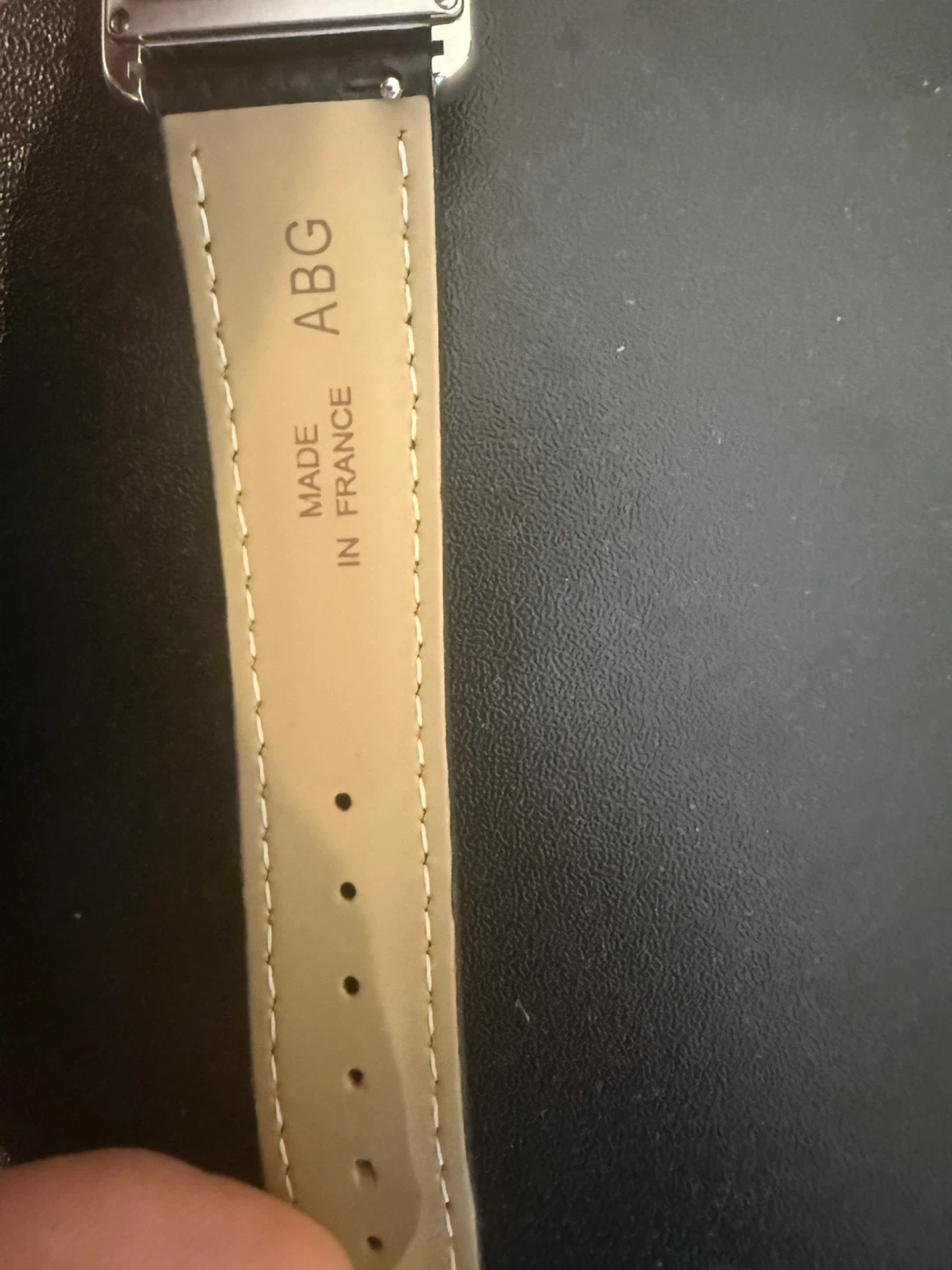 Cartier Tank must Quartz Watch with Black Leather Strap - photo 3