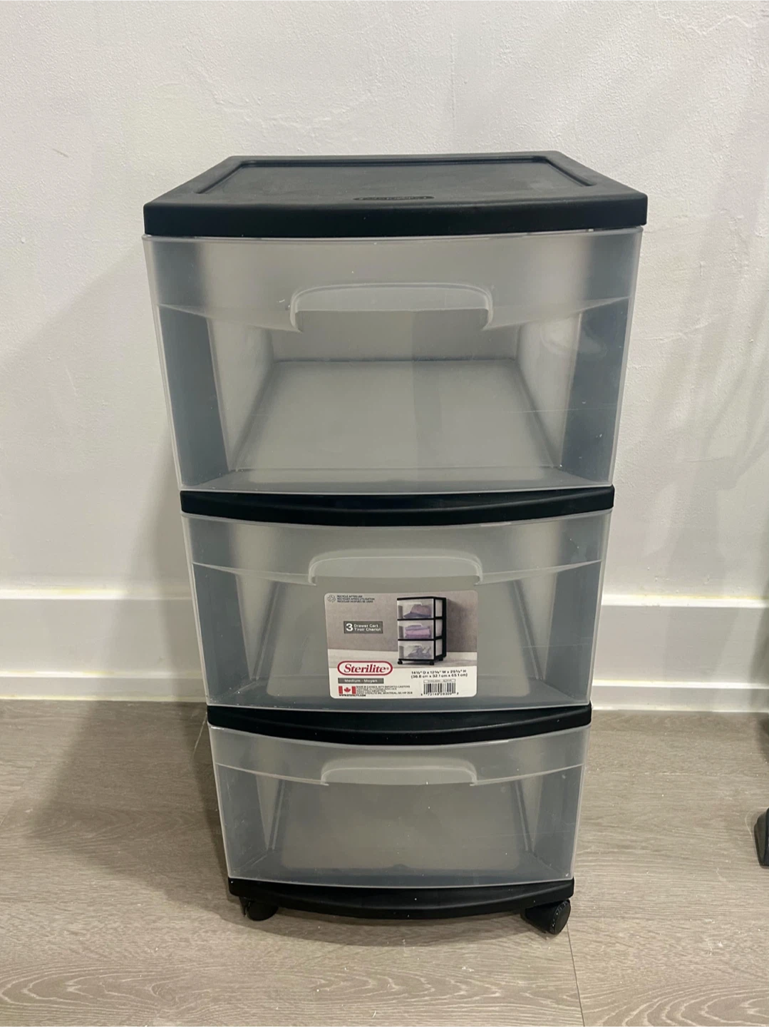 Sterilite 3-Drawer Storage Unit