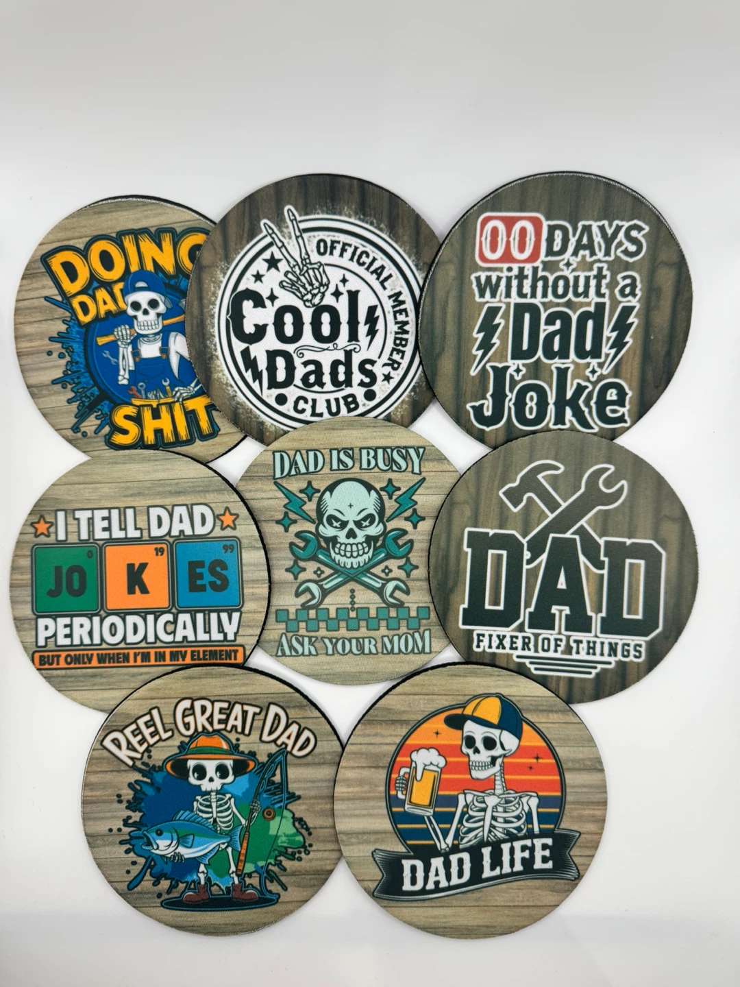 Funny Dad Coasters – Unique Gift for Dad