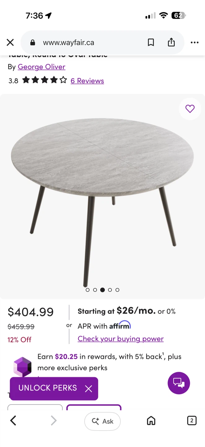 George Oliver Extendable Round Dining Table - photo 2