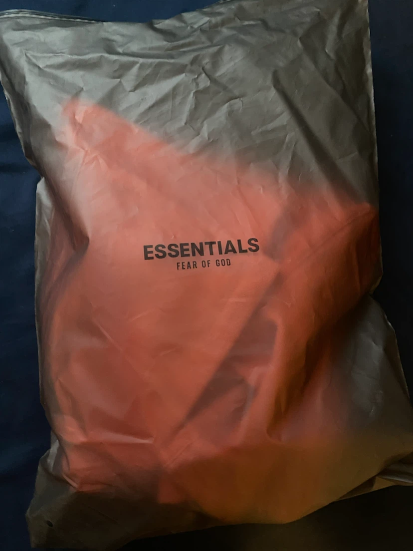 Essentials Fear of God Orange Sweat Shorts - Size L - photo 5