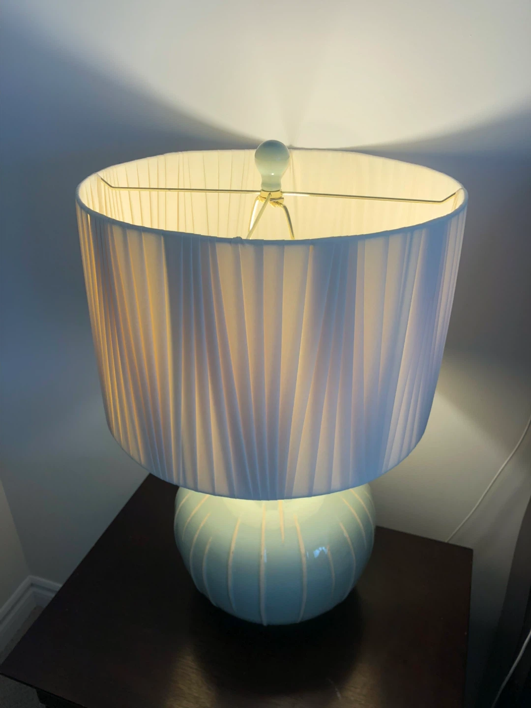 Table Lamp with Pleated Shade - photo 3