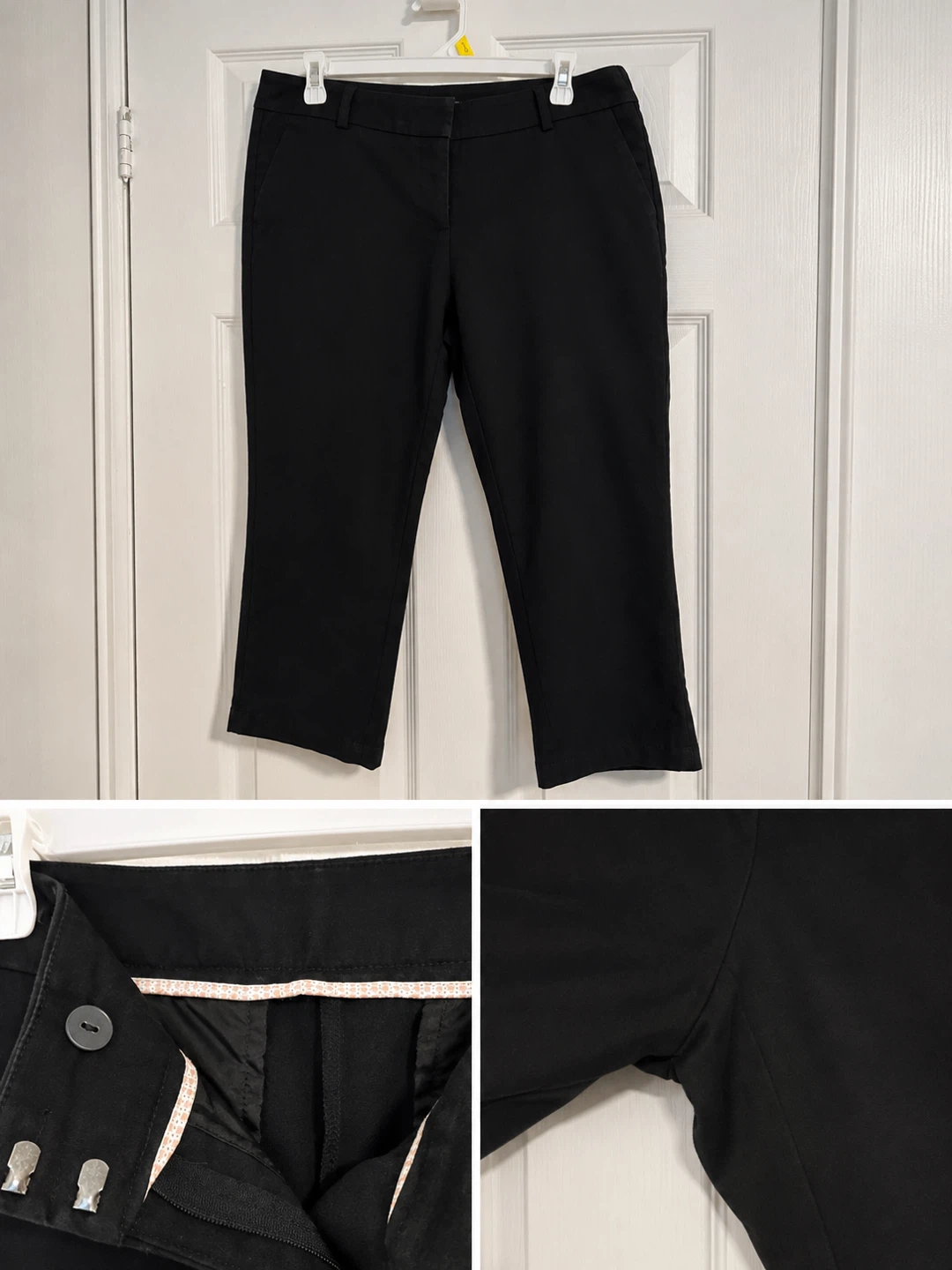 Black Cropped Pants