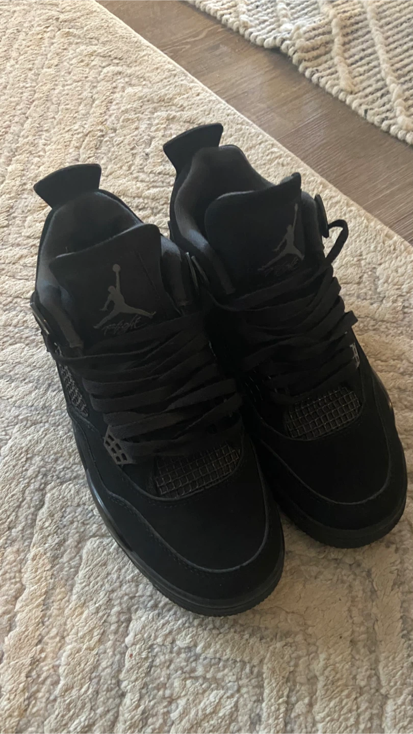 Air Jordan 4 "Black Cat" Men's Size 9