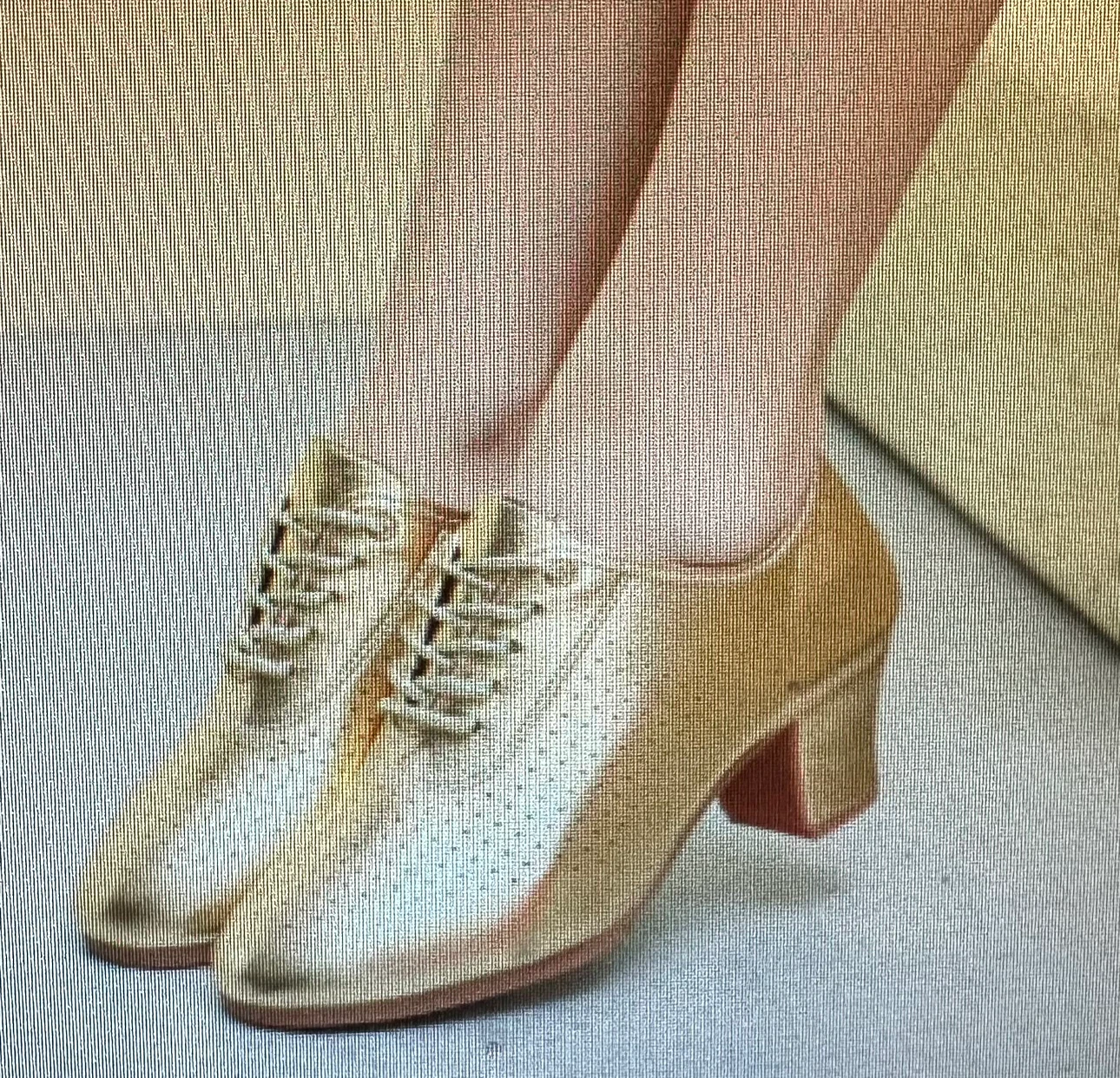 Women's Gold Oxford 2.5” Heels Soft Leather Indoor Dance Shors
