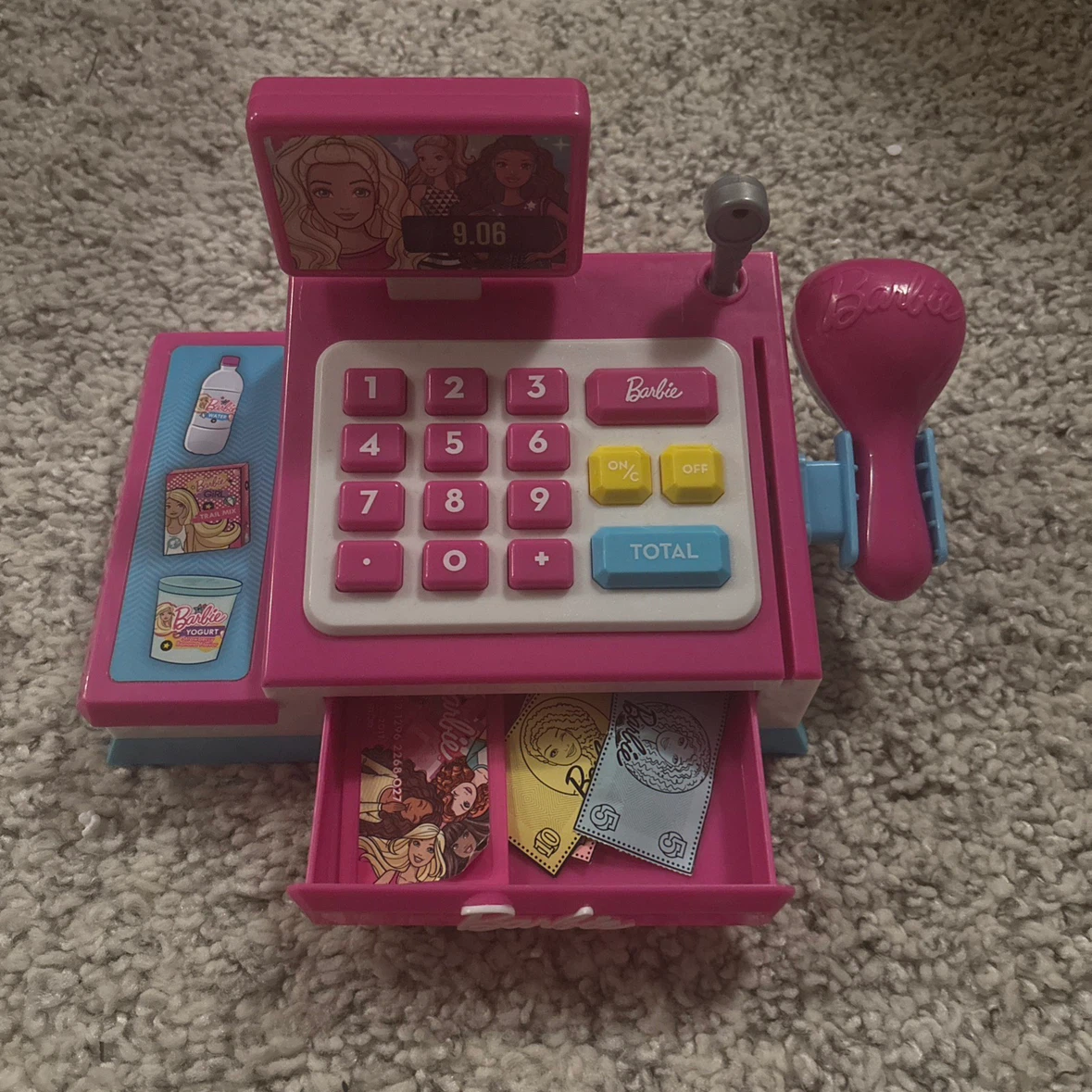 Barbie Toy Cash Register with Money and Credit Card - photo 2