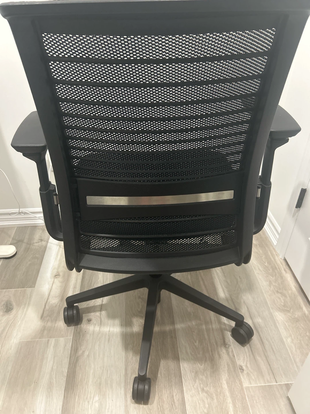 Steelcase Black Office Mesh Chair - photo 3