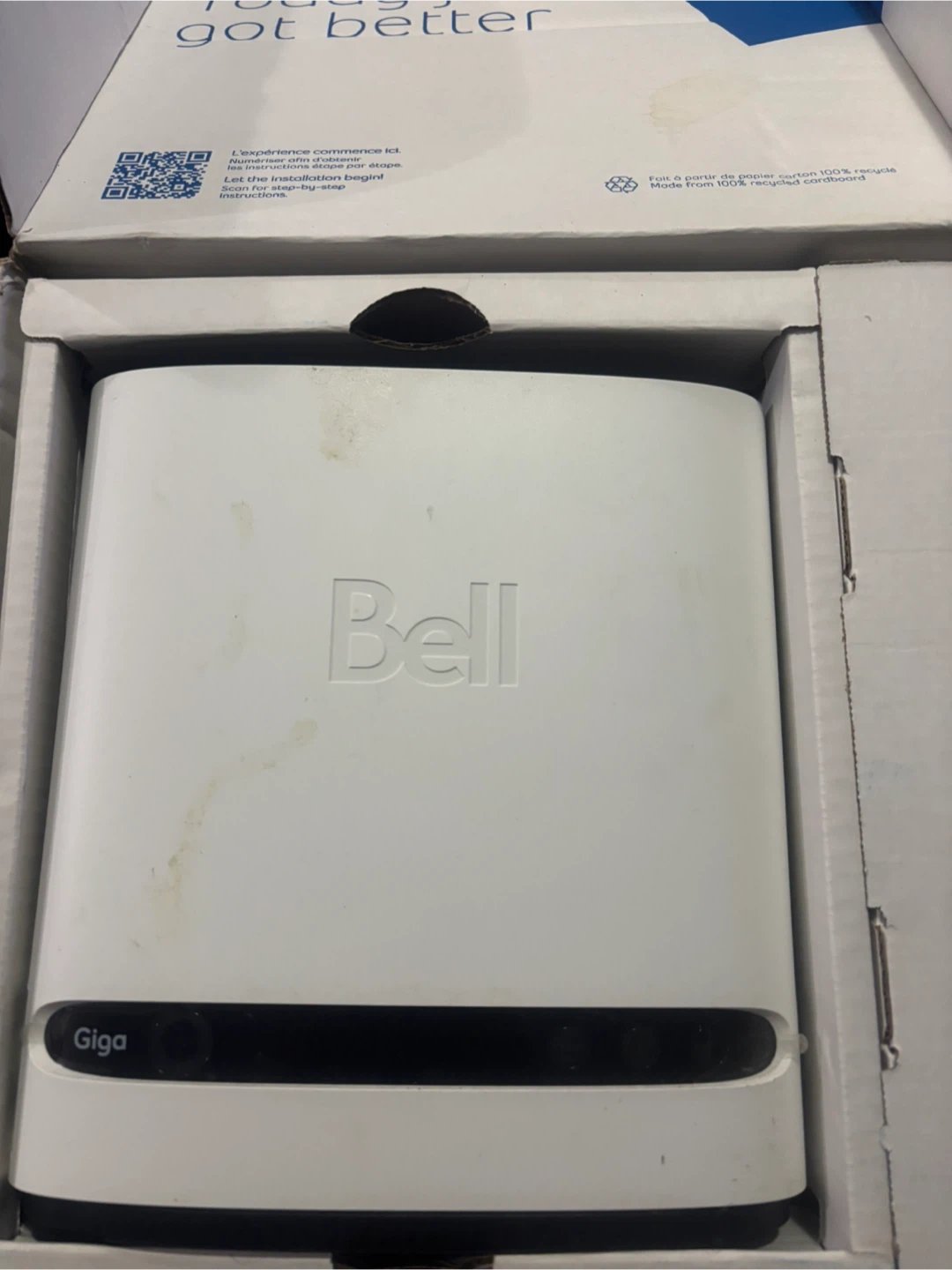Bell Giga Internet Modem