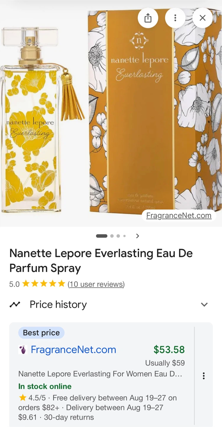 Nanette Lepore Everlasting Eau De Parfum Spray 100ml - photo 3