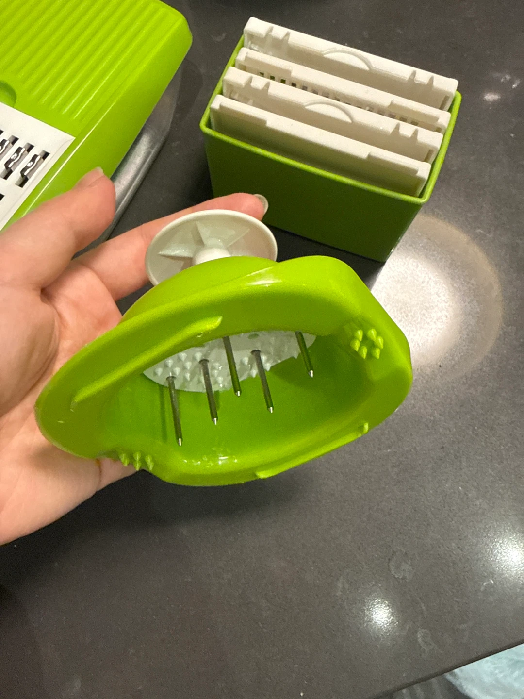 Green Vegetable Slicer and Dicer Set - photo 4