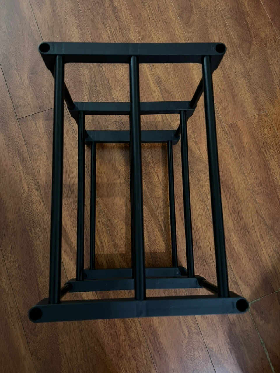 Small Black 4-Tier Shoe Rack - photo 3