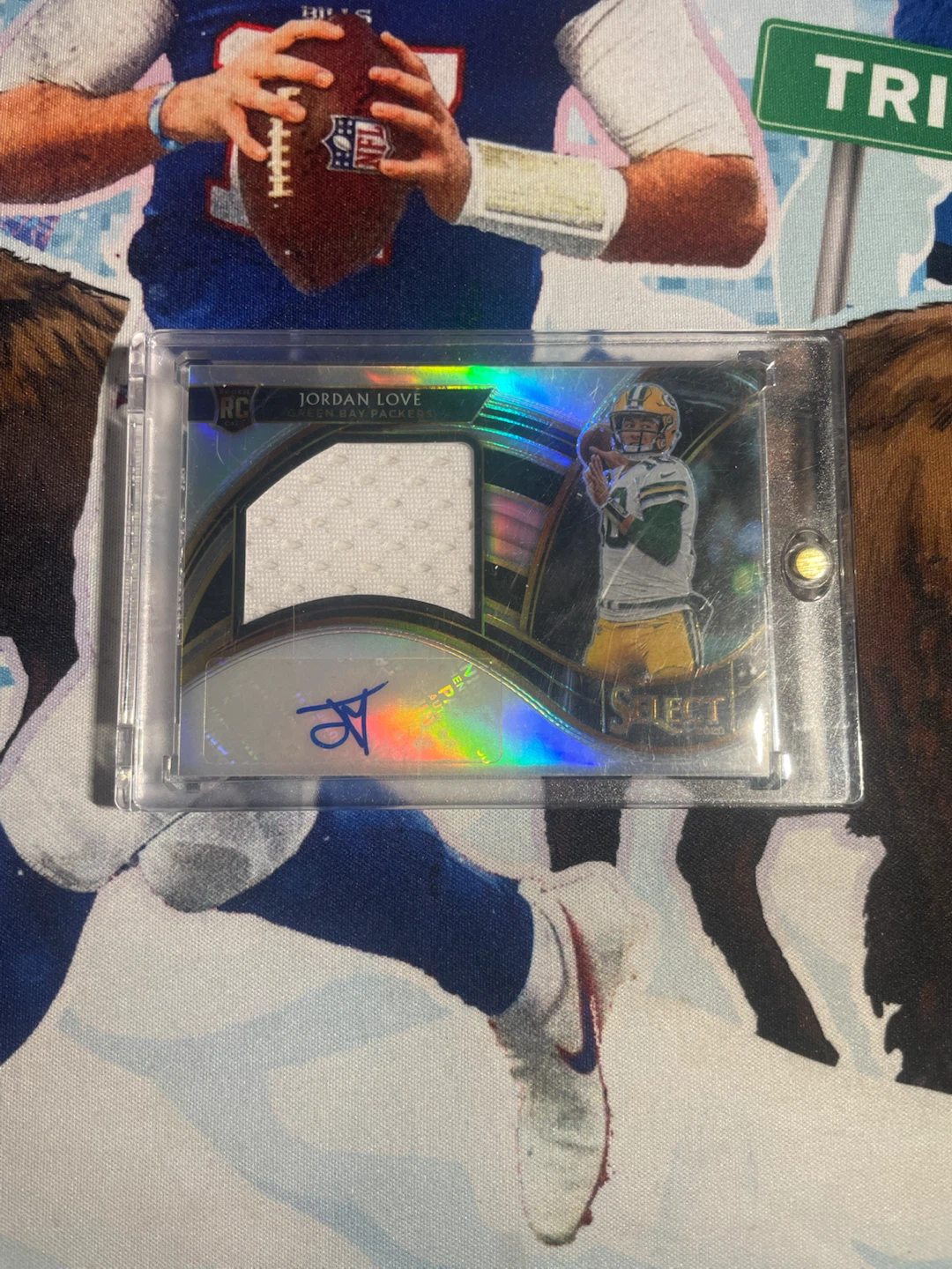 2020 Panini Select Jordan Love RPA rookie patch auto/99