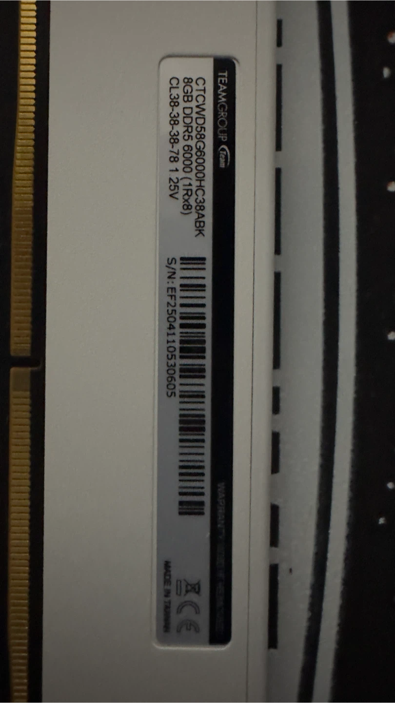 Teamgroup T-CREATE EXPERT DDR5 RAM 8GB - photo 3