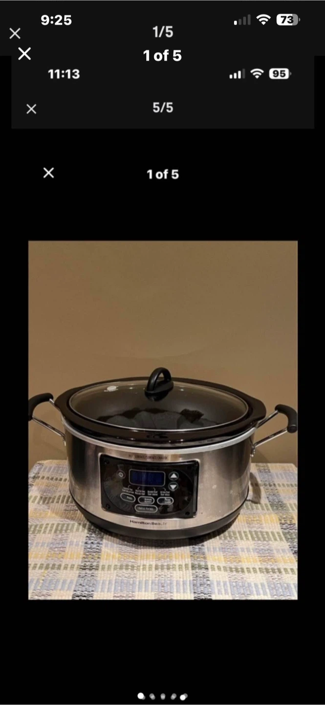 Crock pot slow cooker