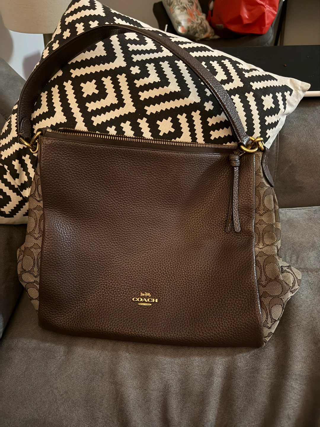 Coach leather bag - photo 2