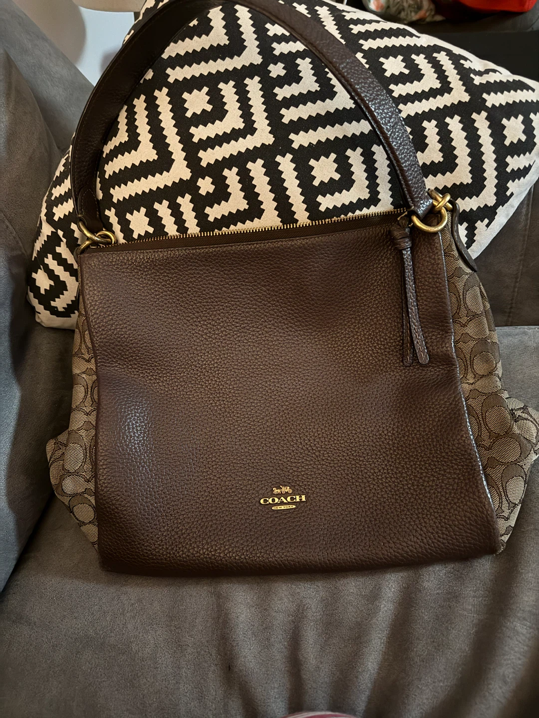 Coach leather bag - photo 3