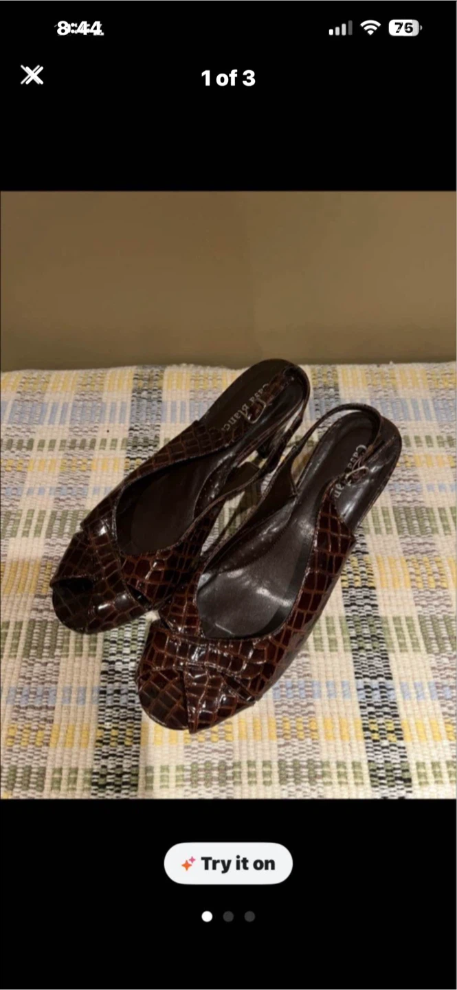 Ladies slingback heels