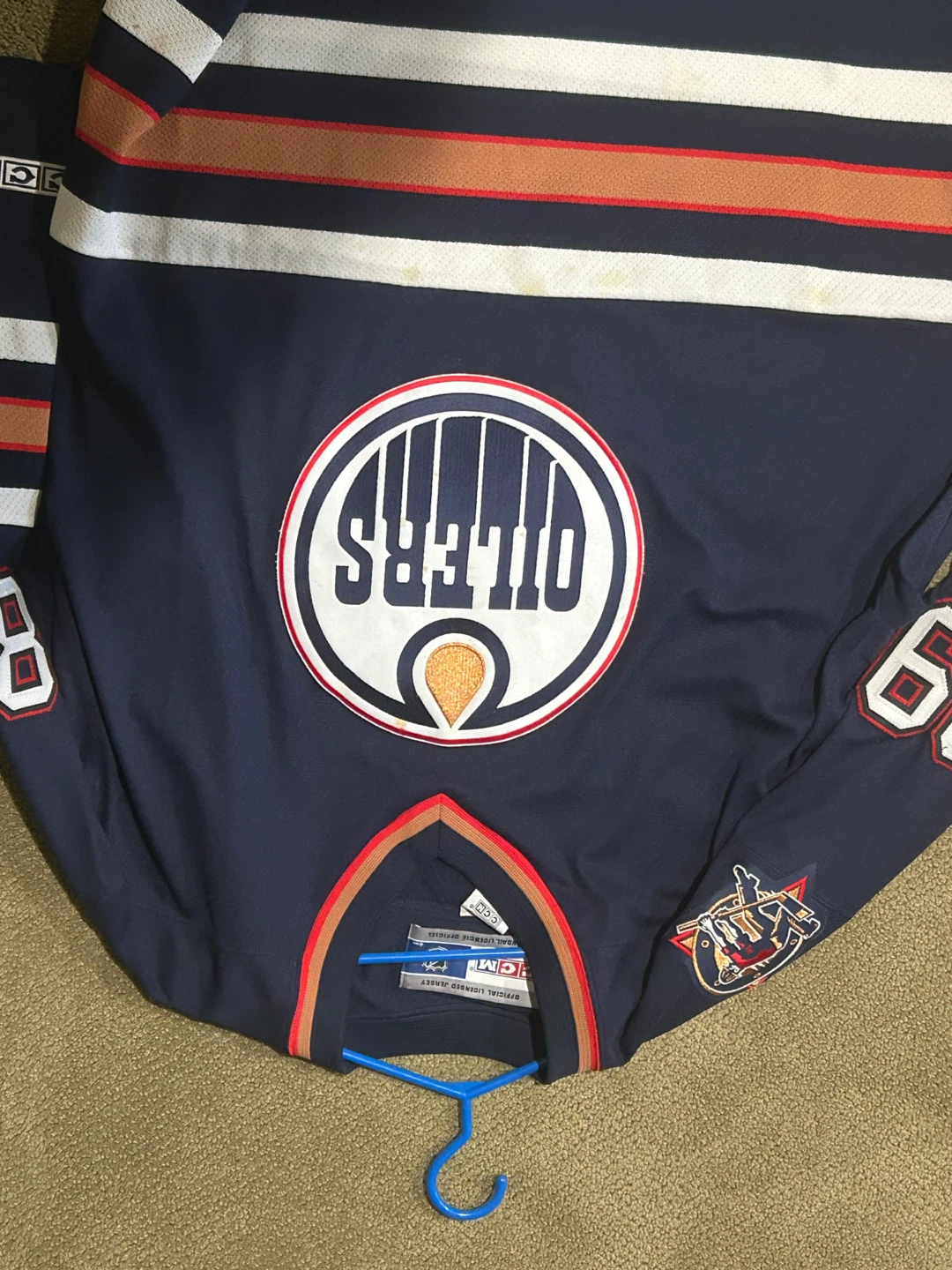 Sam Gagner Signed Edmonton Oilers #89 Jersey – Autographed - photo 2