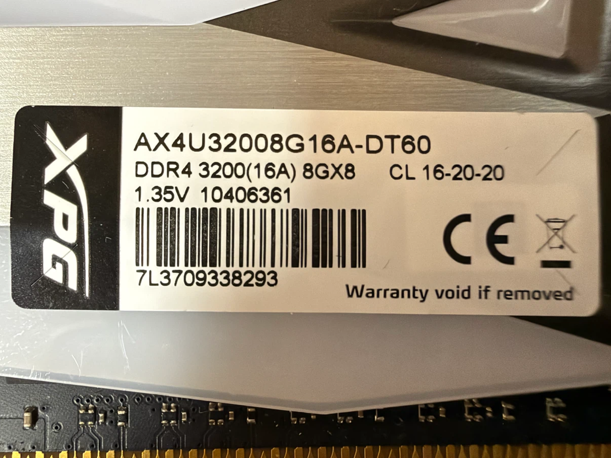 XPG RGB 16GB (2x8GB) DDR4 RAM - photo 3