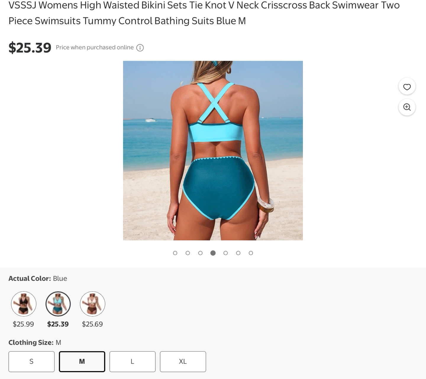New M Womens High Waisted Bikini Set - photo 3