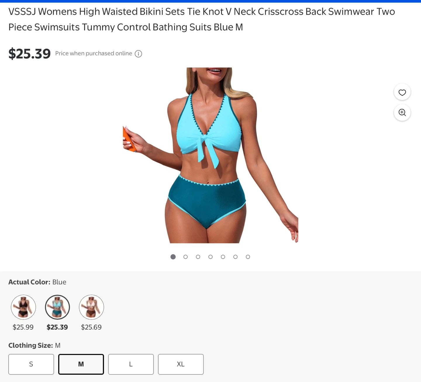New M Womens High Waisted Bikini Set - photo 2