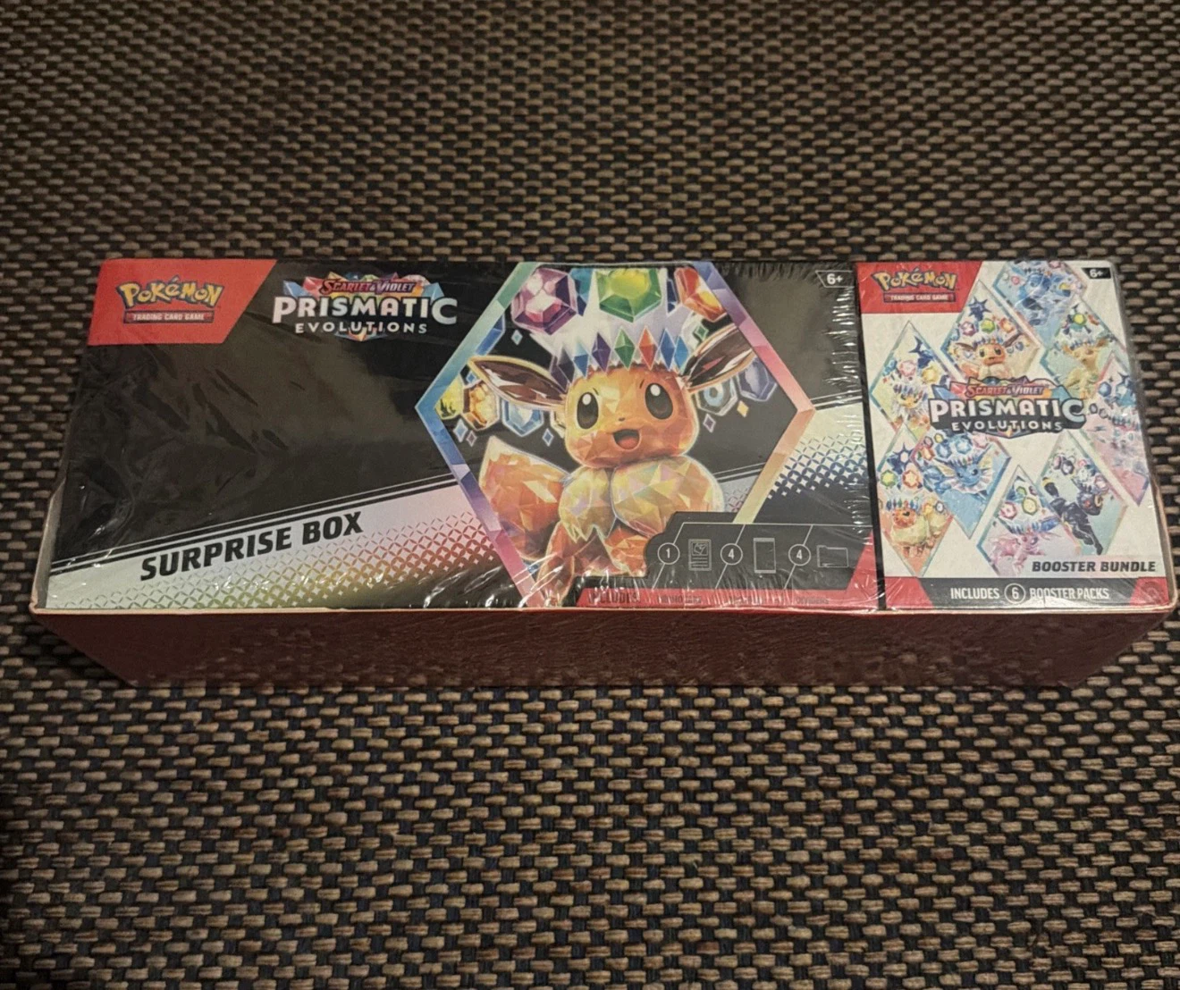 Pokemon TCG Prismatic Evolutions Surprise Box