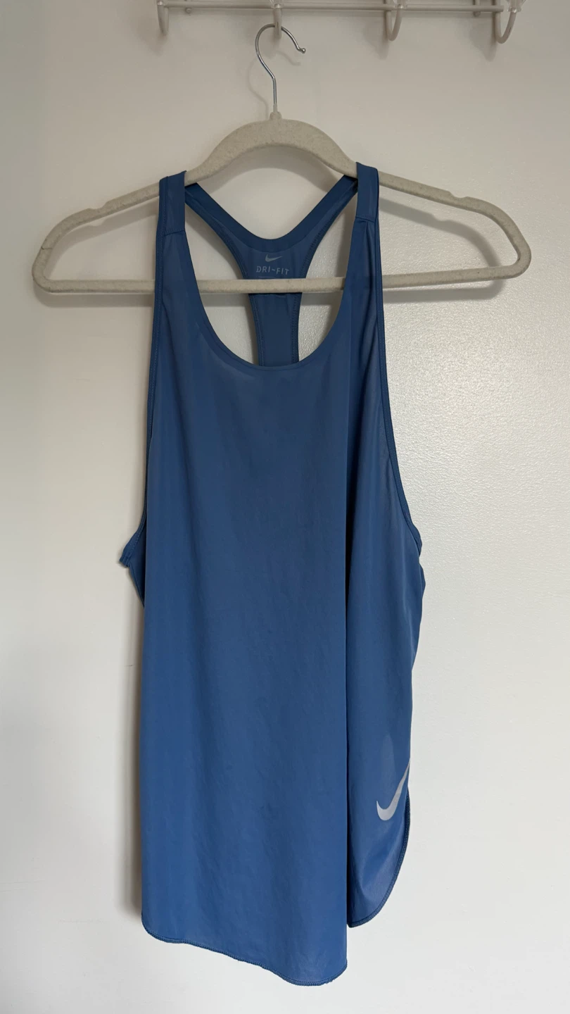 Nike Dri-FIT Racerback Tank Top Blue