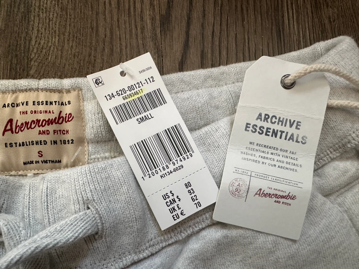 Abercrombie & Fitch Grey Sweatpants Size S - photo 2
