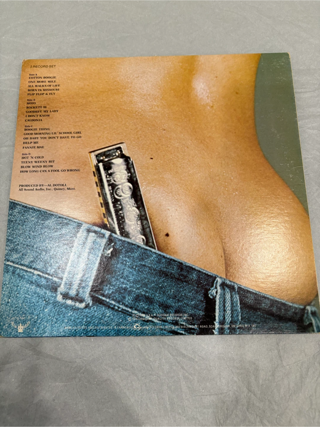 Vintage Vinyl Record James Cotton Band Live 2 Record Set - photo 2