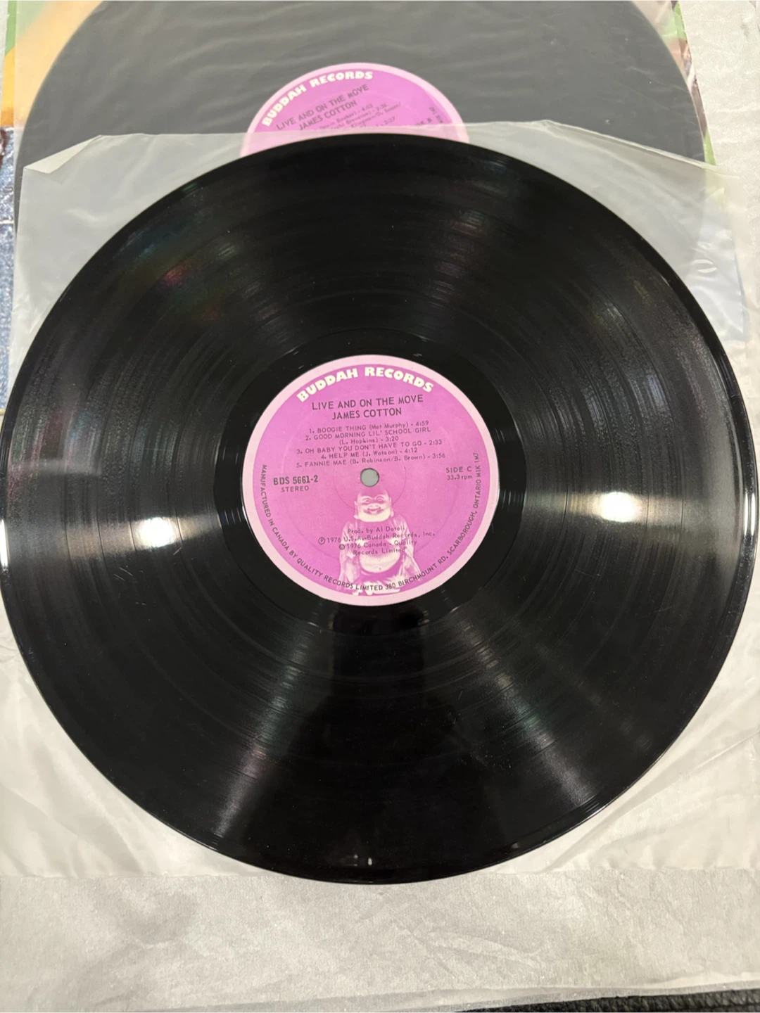Vintage Vinyl Record James Cotton Band Live 2 Record Set - photo 5