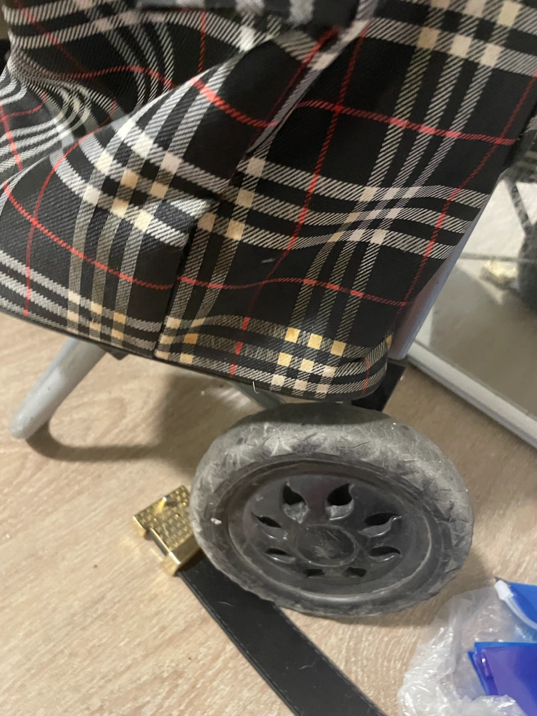 Tartan Shopping Trolley Bag - photo 3