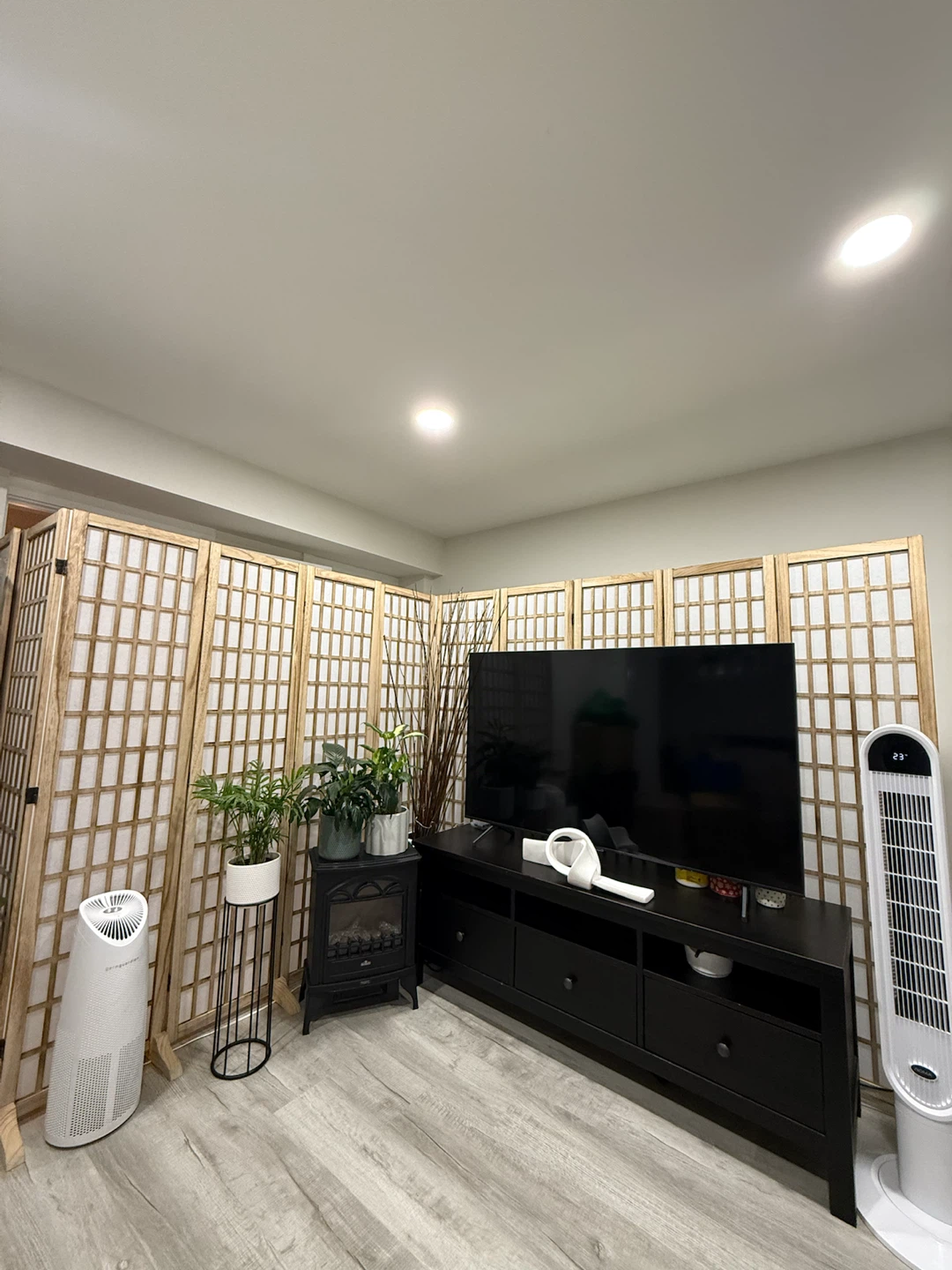 2 Japanese Wall Divider 6 Panel Screen for Room Separation - photo 5
