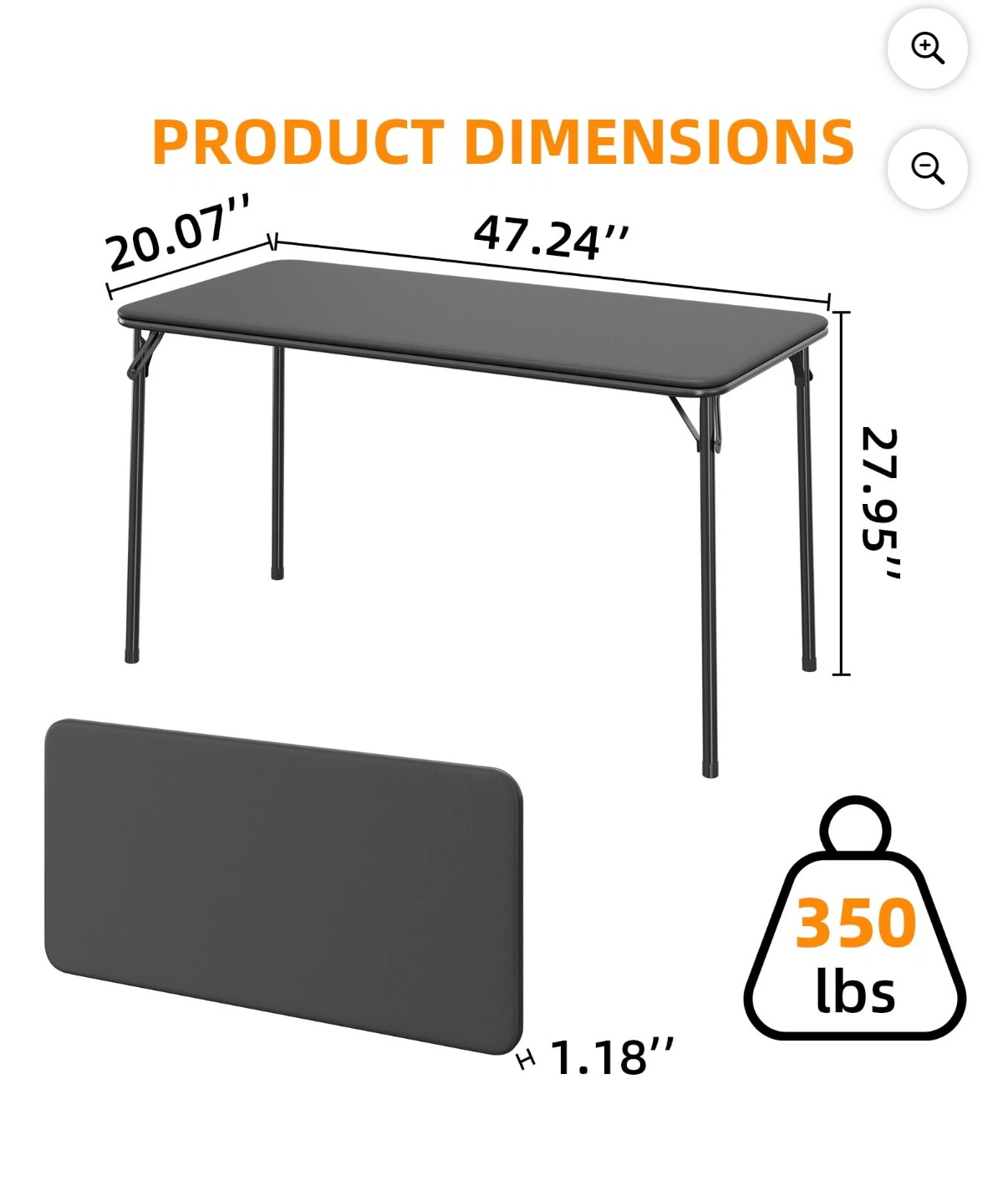 Folding Table - photo 2