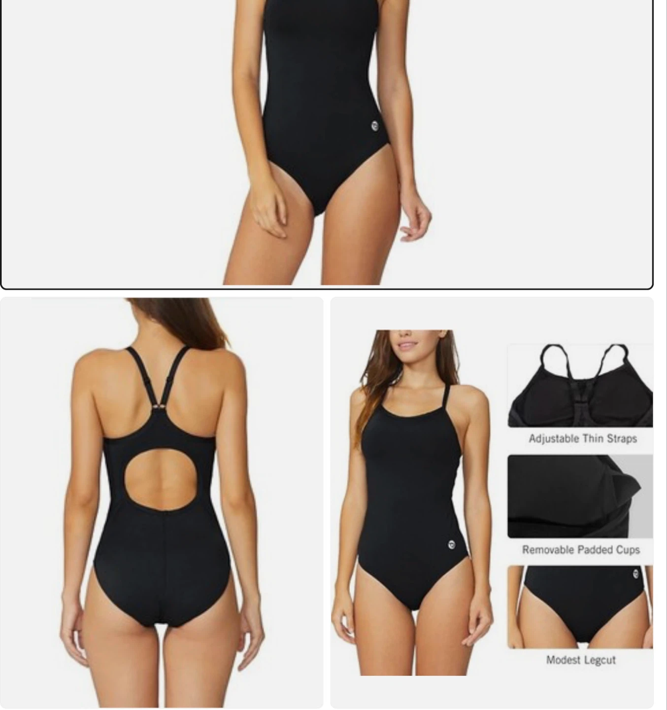 New Baleaf Black Athletic Training Swimsuit - photo 5
