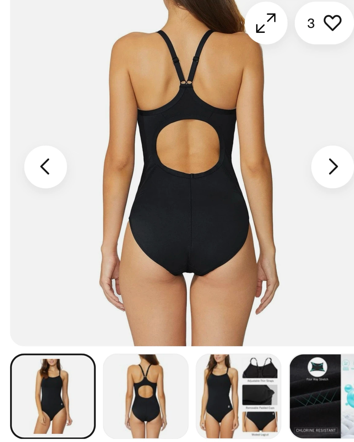 New Baleaf Black Athletic Training Swimsuit - photo 2